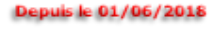 Depuis le 01/06/2018
